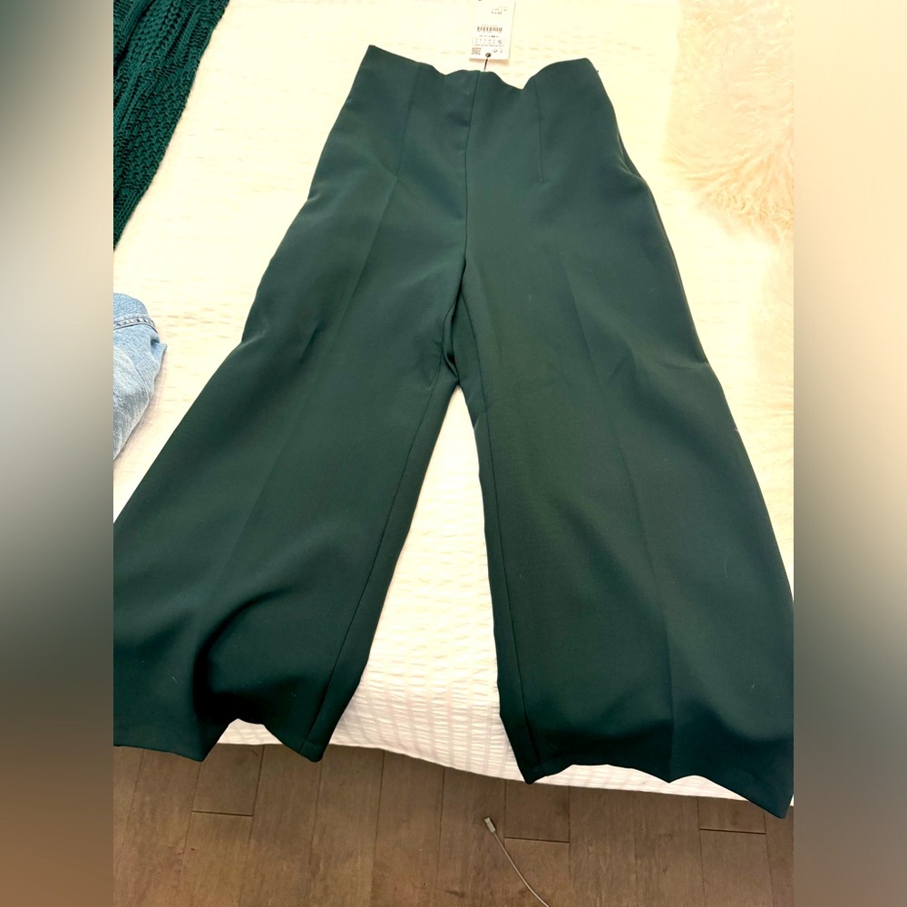 Forest Green Zara Culotte Pant